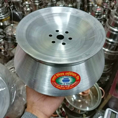 Picture of Aluminum’s Saucepan With Steamed Cake Mold & 3 Pieces Bowl winter steamed cake maker silver color-Silver