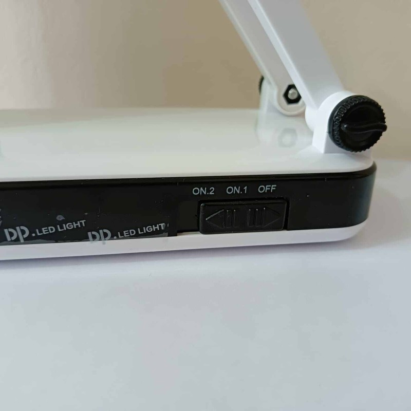 Picture of DP LED-666 Table Lamp Rechargeable Learning Reading Desk Lamp Led-White