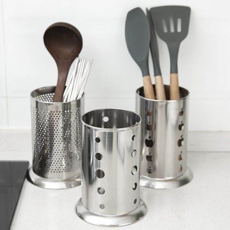 Picture of Kitchen Cutlery Drying Rack Organizer – Stainless Steel Spoon Holder and Kitchen Rack-Multicolor