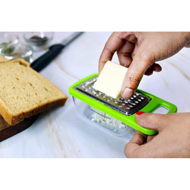 Picture of Multicolor Stainless Steel Vegetable And Cheese Grater, For Kitchen-Multicolor