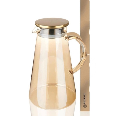 Picture of 1 pcs BOROSILICATE PITCHER, GPH28HA, 1900 ML golden-Gold