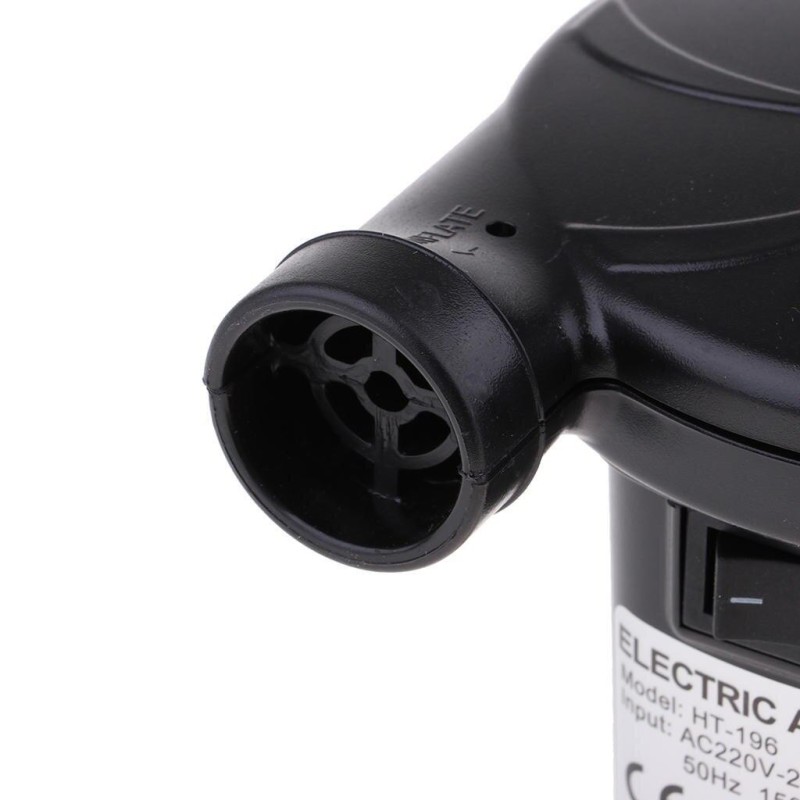 Picture of 220V Air Pump Air Mattress Pump Boat Pool Raft Canoe Inflator Pump-Black