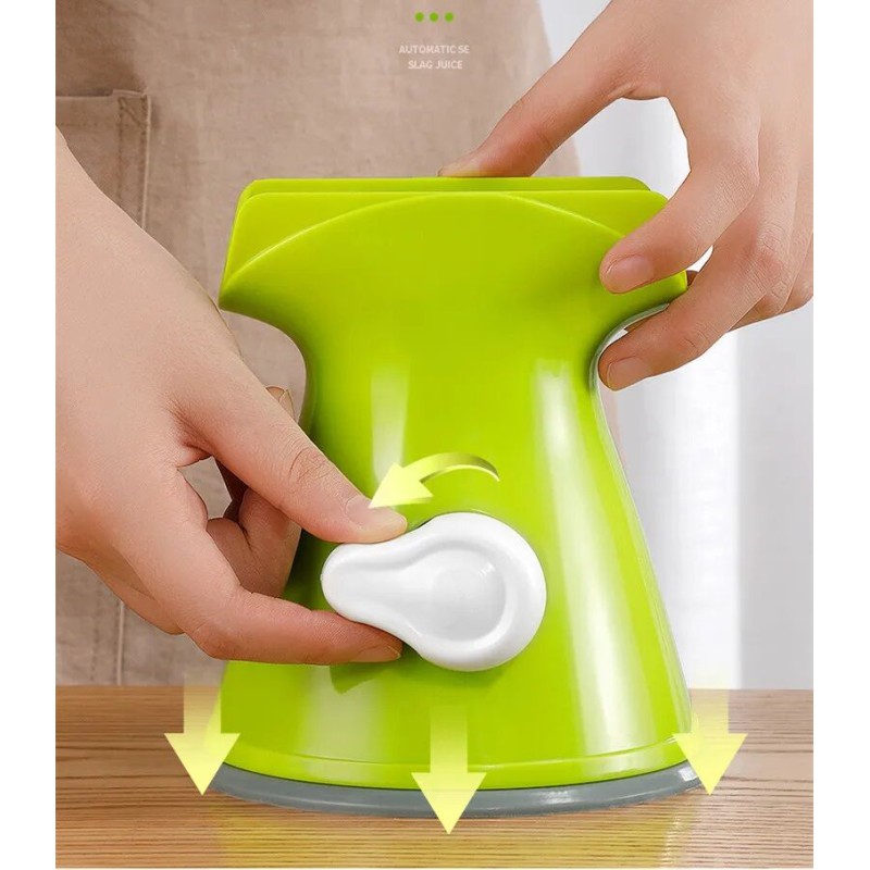 Picture of Hand pressure fruit juicer manual press juicer big pomegranate hand best manual fruit juicer-Green