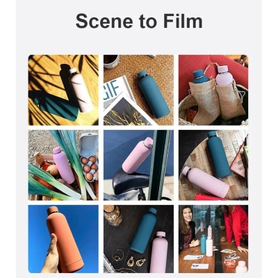 Picture of 1 pcs hot and cool Water bottle vendors 500ml; factory stainless steel cup insulated drink bottle-Multicolor