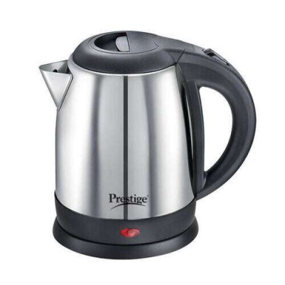 Picture of 1 pcs stainless steel body Prestige Electric Kettle - 2 Liter - Silver And Black-Silver