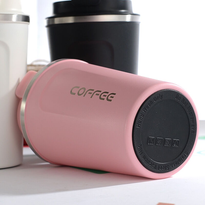 Picture of Stainless Steel Coffee Mug Smart Thermos Cafe Cup Leak-Proof Insulated Tea Water Bottle Travel-Multicolor