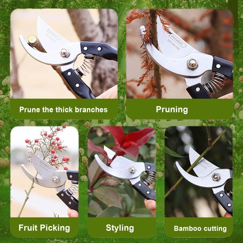 Picture of Highly Vital - 1pc Potted Scissors Pruning Garden Shears Hand Pruners,Clippers – Multicolor - Tools, DIY & Outdoor - Modern and Trendy-Black