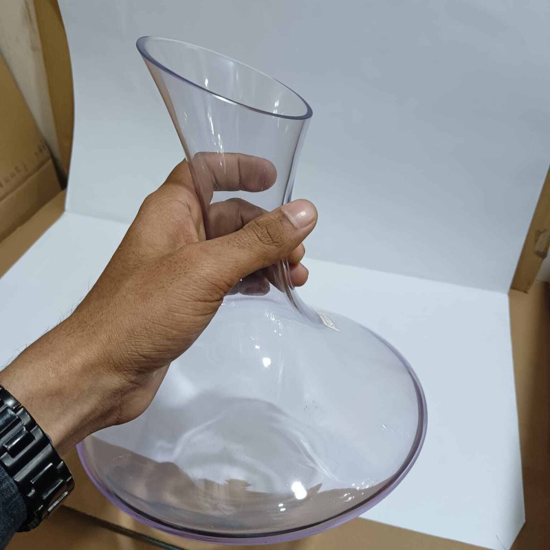 Picture of Whiskey Decanter Wine Decanter Crystal color Wine Decanter - 100% Hand Blown Lead-Free Crystal Glass Red Wine Carafe Wine Gift (Color : purple)-Purple