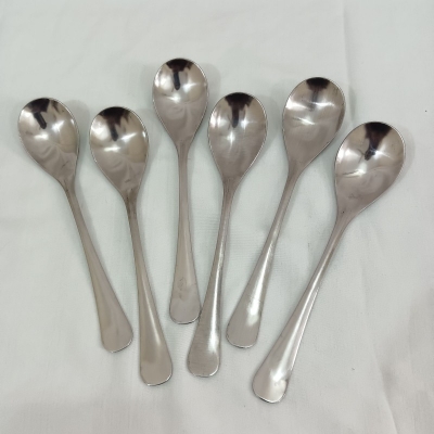 Picture of pappy Design 6 pcs stainless steel sup spoon silver colour-Silver