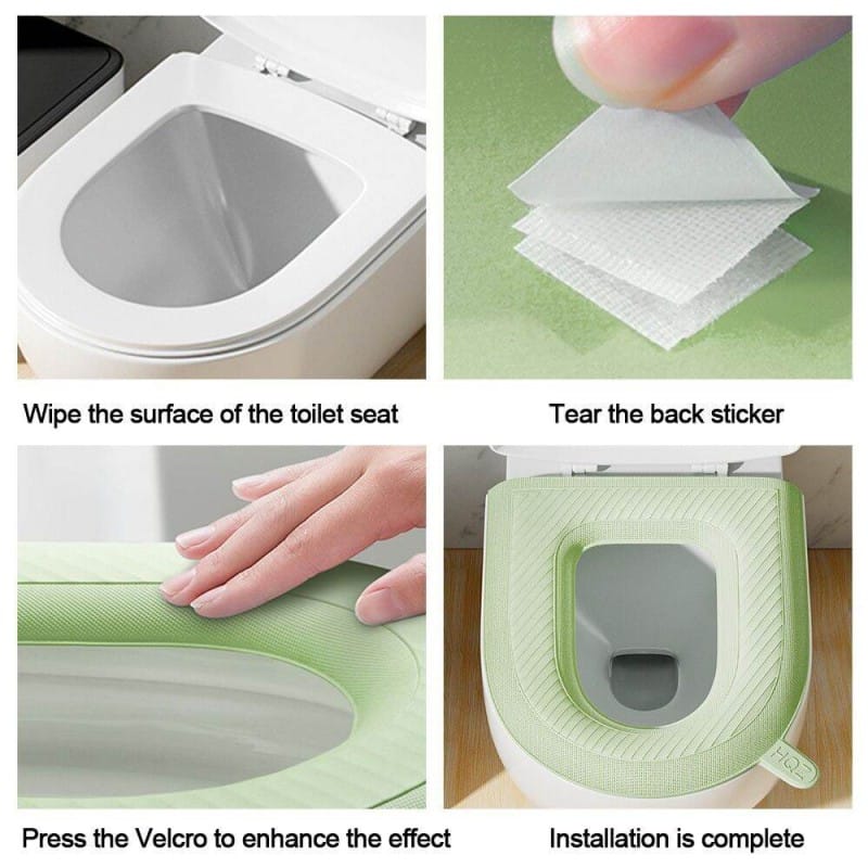 Picture of Bathroom Accessories Soft Toilet Seat Toilet Cover Toilet Seat Closestool Mat multicolor-Multicolor