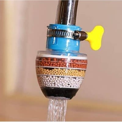 Picture of Activated Carbon 6-Layer Faucet Filter for Water Saving in Kitchen-Multicolor