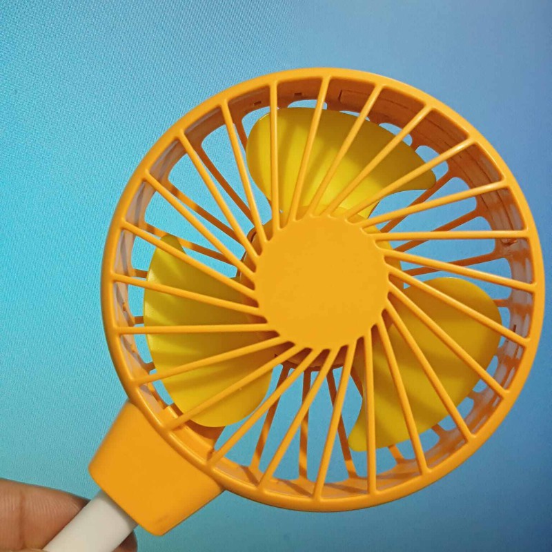 Picture of Portable USB Fan Chalan will run on Type C with mobile. High speed fan cooling can also be run with a power bank-Multicolor