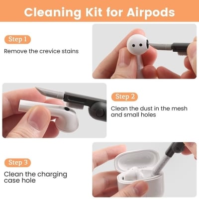 Picture of 7-in-1 Electronics Cleaner Kit - Keyboard Cleaner kit, Portable Multifunctional Cleaning Tool for PC Monitor/Earbud/Cell Phone/Laptop/Computer/Bluetooth Earphones-Multicolor