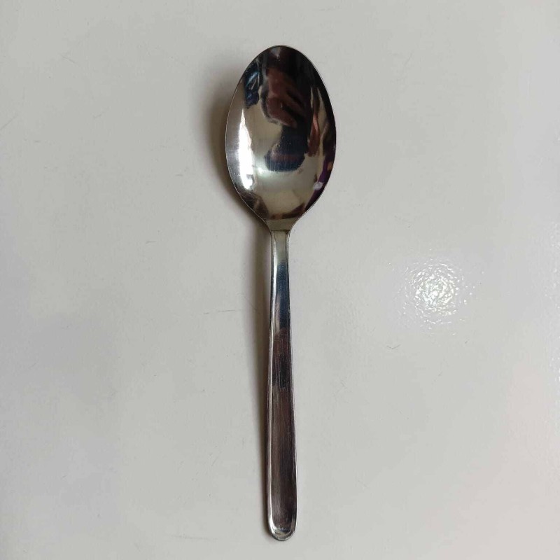 Picture of Rosy 12 pcs Stainless steel Tea spoon silver for kitchen 15cm long best spoon for House, Kitchen, Travel, restaurant  etc-Silver