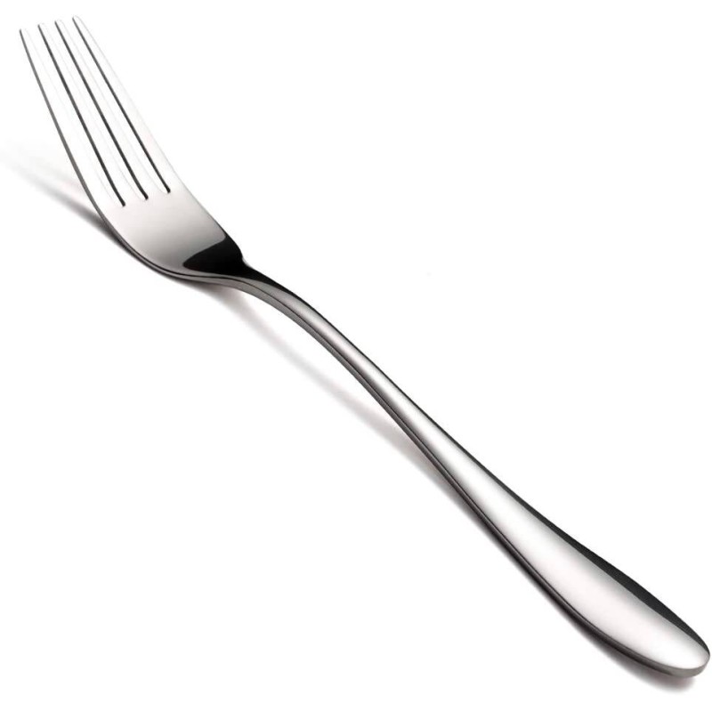 Picture of 6pcs Stainless Steel  Spoons Mini Coffee fork spoon 15cm-Silver