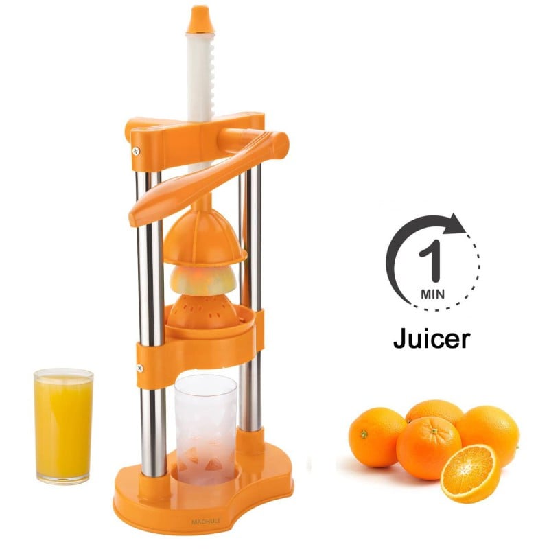 Picture of Hand Pressure Juicer, Manual Cold Press Juice Machine, Instant Make Juice Squeezer, Fruits Juicer, Juice Maker, Orange Juice Extractor For Fruits & Vegetables-Multicolor