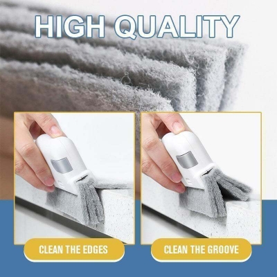 Picture of 1 pcs 2-in-1 Groove Cleaning Brush-Multicolor