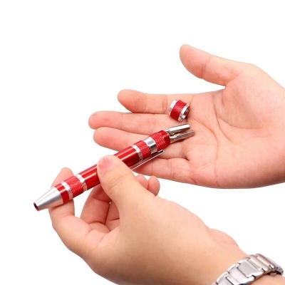 Picture of 8 In 1 Screwdriver Pen Repairing Tools Pocket Precision Screwdriver Set Multifunction Mini Cell Phone Screwdriver Hand Tools-Multicolor