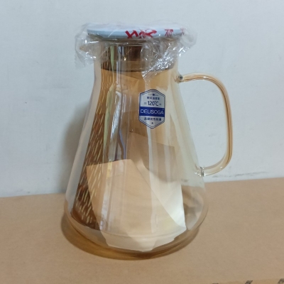 Picture of GPH27HA ,1 PCS HEAT-RESISTANT GLASS JUG, , 1440ML(golden color)-Gold