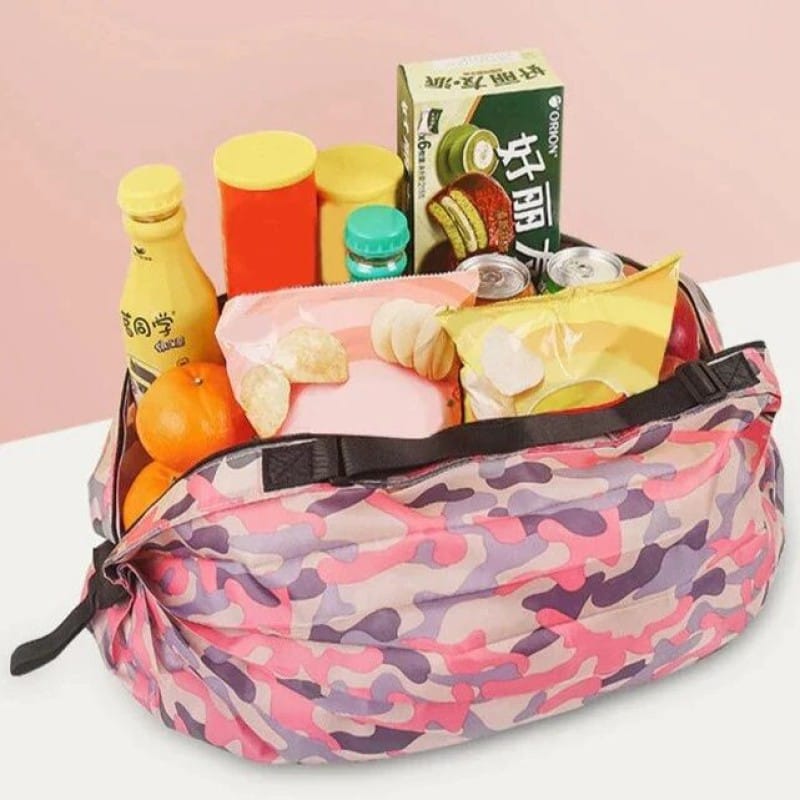 Picture of One-shoulder foldable travel bag, shopping bag, large capacity, multipurpose, sports, travel Foldable Large-capacity Multi-use Shoulder Bag-Multicolor
