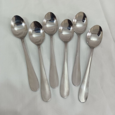Picture of NOHA 6 PCS stainless steel tea spoon silver colour-Silver