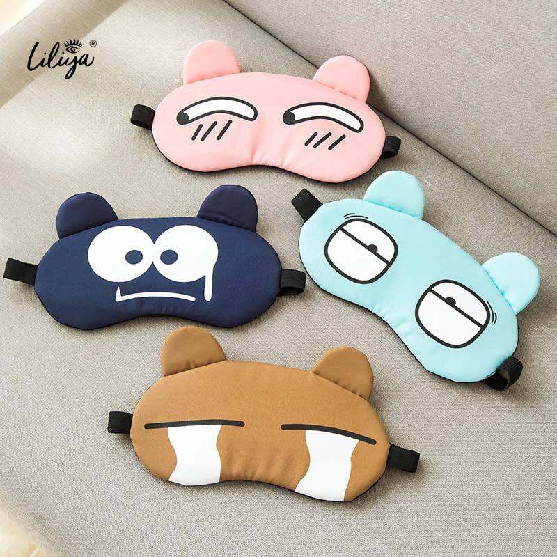 Picture of 1 pcs Sleeping Eye Mask With Cooling Gel multicolor-Multicolor