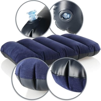 Picture of Athleisure - Avant Grade - Easily Usable - Intex Downy Pillow - Air Cushion - 1-Person - 43x28x9 cm - Easy To maintain - Well Inspired & Crafted-Blue