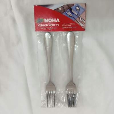 Picture of NOHA 6 pcs stainless steel fork spoon silver colour-Silver