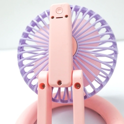 Picture of 1 pcs round rechargeable USB Charging Foldable Fan-Multicolor