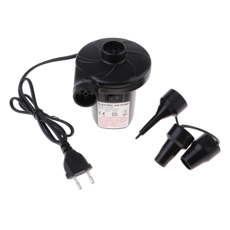 Picture of 220V Air Pump Air Mattress Pump Boat Pool Raft Canoe Inflator Pump-Black