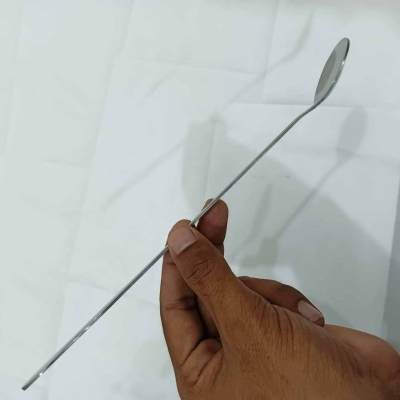 Picture of Long handle 1 pcs pickling spoon stainless steel silver color mirror polish spoon best for cutlery 26 cm long-Silver