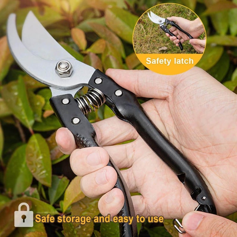 Picture of Highly Vital - 1pc Potted Scissors Pruning Garden Shears Hand Pruners,Clippers – Multicolor - Tools, DIY & Outdoor - Modern and Trendy-Black