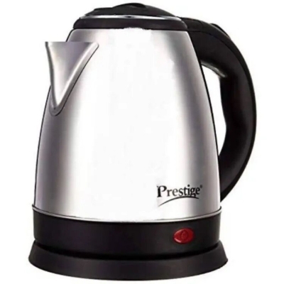 Picture of 1 pcs stainless steel body Prestige Electric Kettle - 2 Liter - Silver And Black-Silver