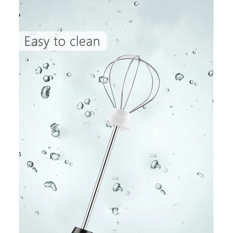 Picture of Rechargeable Handheld Cappuccino Milk Frother Coffee Tool Electric Milk Frother Kitchen Tools Blender Hot Chocolate Mixer  multicolor-Multicolor