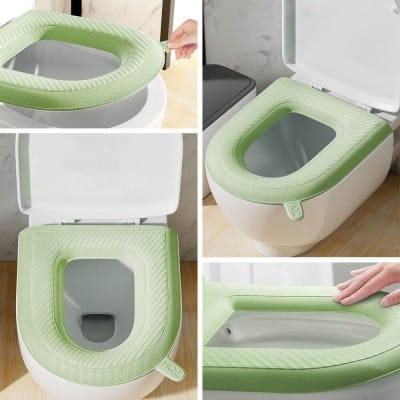 Picture of Bathroom Accessories Soft Toilet Seat Toilet Cover Toilet Seat Closestool Mat multicolor-Multicolor