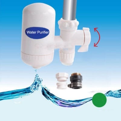 Picture of 1pcs Water Purifier Ceramic Faucet Tap Home Environment Friendly and High Technology (white)-White