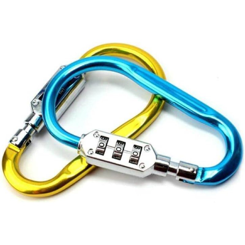 Picture of 1 pcs snap hook for bag Combination Lock-Multicolor