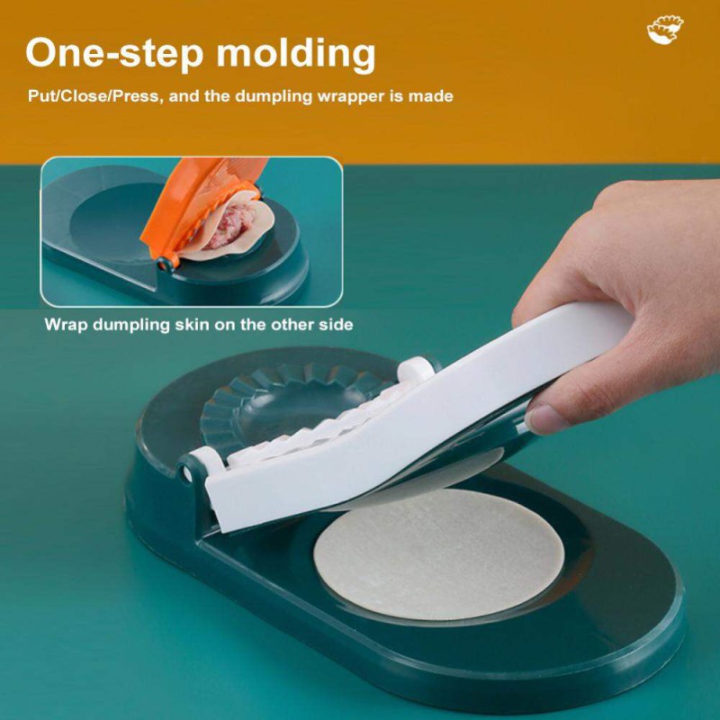 Picture of Dumpling Maker Manual Wrapper - Handmade Dumpling Making Tool - Kitchen Gadgets for Tortilla Dough Pastry Pasta Pierogi Pelmeni Dumpling Wrap Maker Mould-Multicolor