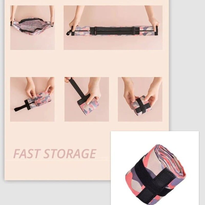 Picture of One-shoulder foldable travel bag, shopping bag, large capacity, multipurpose, sports, travel Foldable Large-capacity Multi-use Shoulder Bag-Multicolor