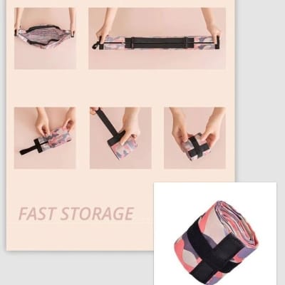 Picture of One-shoulder foldable travel bag, shopping bag, large capacity, multipurpose, sports, travel Foldable Large-capacity Multi-use Shoulder Bag-Multicolor