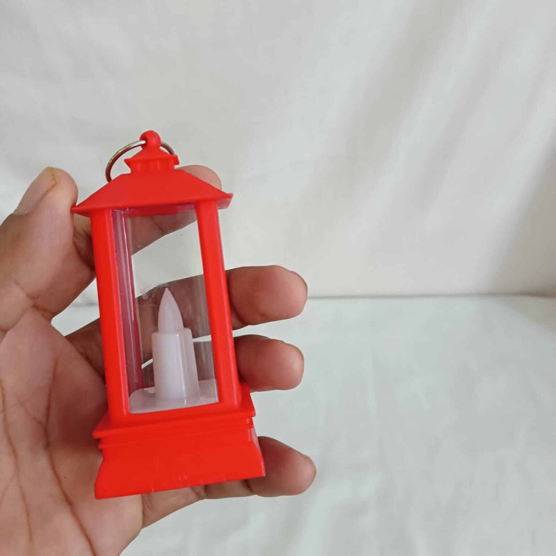 Picture of "9cm LED Lantern Retro Style - Multi-Color ABS Plastic for Outdoor and Courtyard Decor | Ideal for Ramadan and Room Lighting"-Multicolor