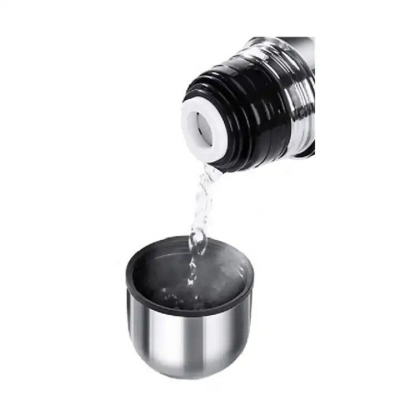 Picture of Stainless steel 1000ml Bullet Vacuum Thermos Flask hot and cool with a cleaning Brush-Silver