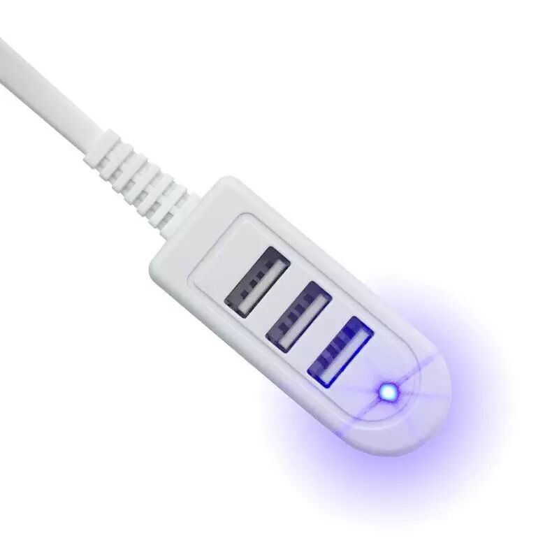 Picture of USB Hub promotional cheapest flat cable 30cm 120cm usb 2.0 3-port 3ports 3 port usb por hub-Multicolor