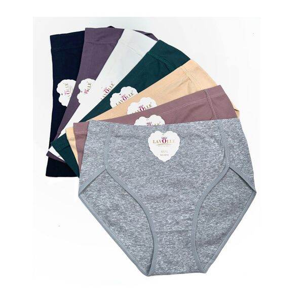 Picture of 3 Pcs 100% Cotton Panties for Girls and Women|| Soft, Comfortable, Multi-Color, Sizes M-XXL