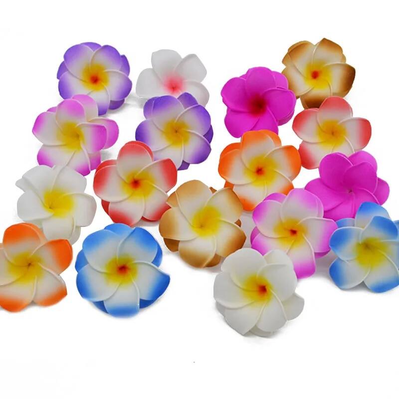Picture of 10 Pcs Artificial Kathgolap Flower For Jewellery Making Decoration/DIY Crafts - 10pc (5cm Size) - Multicolor