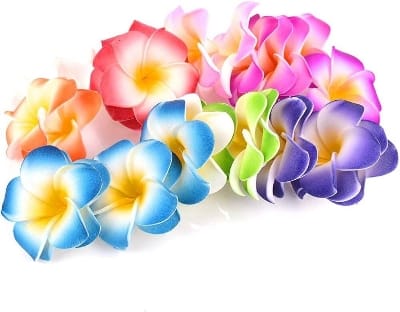 Picture of 10 Pcs Artificial Kathgolap Flower For Jewellery Making Decoration/DIY Crafts - 10pc (5cm Size) - Multicolor