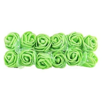 Picture of 12 Pcs Artificial Foam Rose Flowers, For Art & Craft / Jewellwry Making / Home Decoration Item