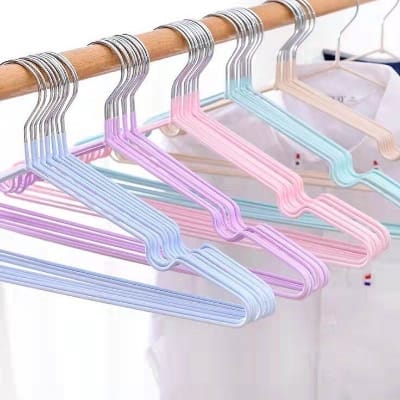 Picture of 5 Pcs Non-Slip Metal Hook Hangers - Multicolor - Cloth Hanger