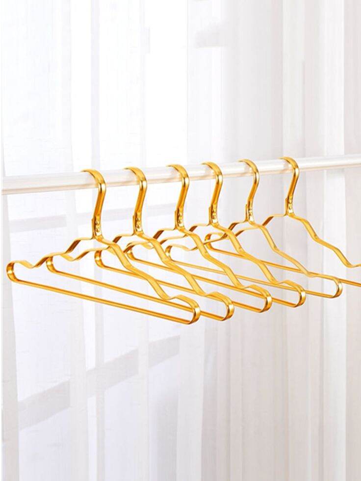 Picture of 1 Pcs Golden Aluminum Alloy Clothes Hanger