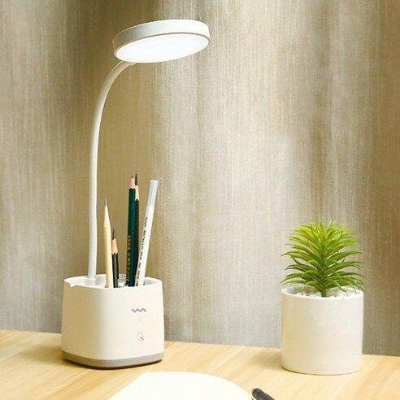 Picture of YAGE T109 Rechargeable USB Touch Table Lamp with Pen Holder - Multicolor